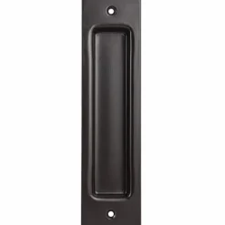 National Hardware 8 in. L Oil Rubbed Bronze Brown Steel Flush Mortise Finger Pull