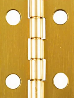 National Hardware 1 in. L Solid Brass Broad Hinge 1 pk