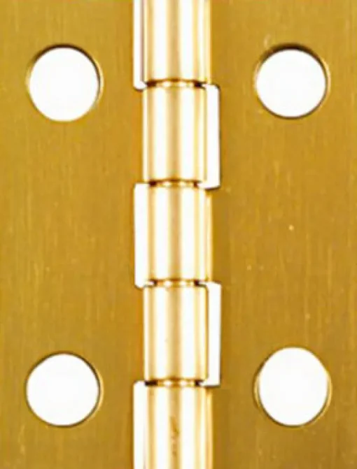 National Hardware 1 in. L Solid Brass Broad Hinge 1 pk