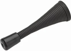 National Hardware 3 in. L Steel w/Rubber Tip Oil Rubbed Bronze Black Spring Door Stop Mounts to wall