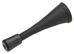National Hardware 3 in. L Steel w/Rubber Tip Oil Rubbed Bronze Black Spring Door Stop Mounts to wall
