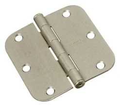 National Hardware 3-1/2 in. L Satin Nickel Door Hinge 1 pk