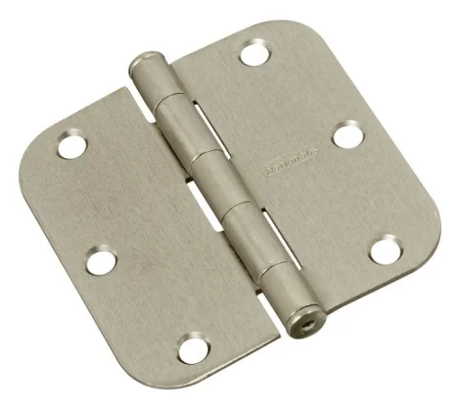 National Hardware 3-1/2 in. L Satin Nickel Door Hinge 1 pk