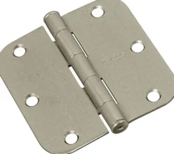 National Hardware 3-1/2 in. L Satin Nickel Door Hinge 1 pk