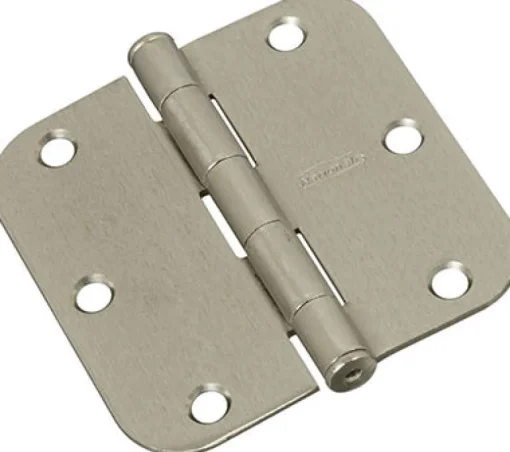 National Hardware 3-1/2 in. L Satin Nickel Door Hinge 1 pk