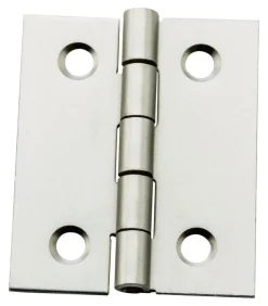 National Hardware 1-1/2 in. L Satin Nickel Door Hinge 1 pk