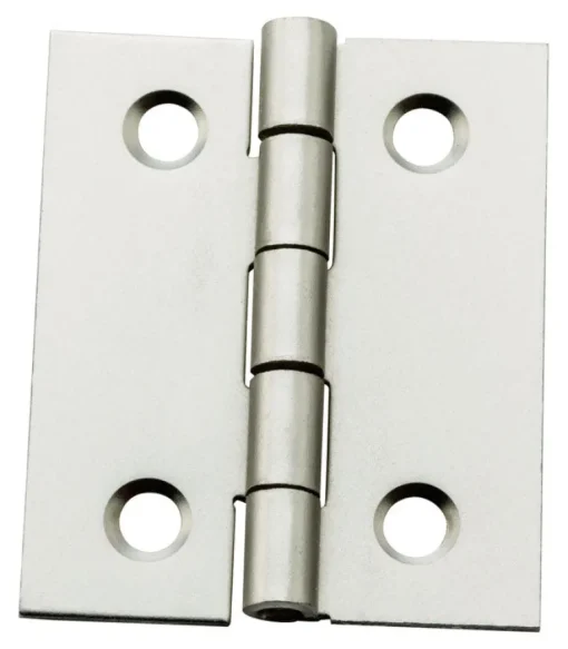 National Hardware 1-1/2 in. L Satin Nickel Door Hinge 1 pk