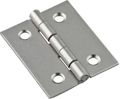 National Hardware 1-1/2 in. L Satin Nickel Door Hinge 1 pk