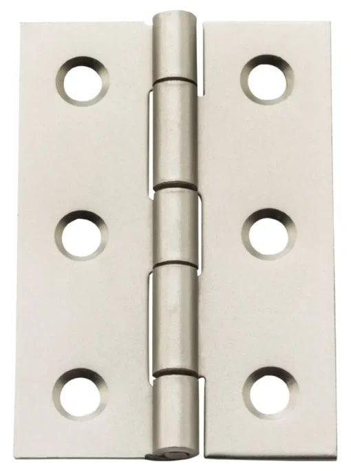 National Hardware 3-1/2 in. L Satin Nickel Door Hinge 1 pk