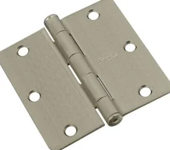 National Hardware 3-1/2 in. L Satin Nickel Door Hinge 1 pk