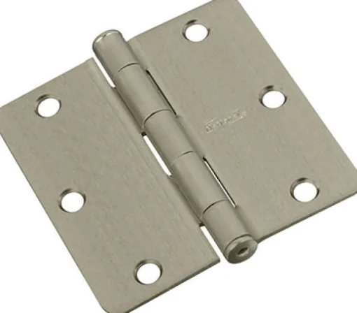 National Hardware 3-1/2 in. L Satin Nickel Door Hinge 1 pk