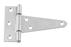 National Hardware 4 in. L Silver Stainless Steel Heavy Duty T Hinge 1 pk