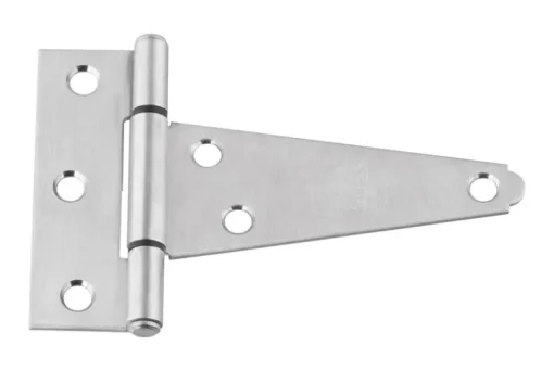 National Hardware 4 in. L Silver Stainless Steel Heavy Duty T Hinge 1 pk