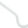 National Hardware 2.5 in. L White Steel Ceiling Hook 25 lb. cap. 1 pk
