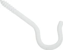 National Hardware 2.5 in. L White Steel Ceiling Hook 25 lb. cap. 1 pk