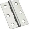 National Hardware 2-1/2 in. L Zinc-Plated Narrow Hinge 2 pk
