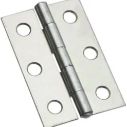 National Hardware 2-1/2 in. L Zinc-Plated Narrow Hinge 2 pk