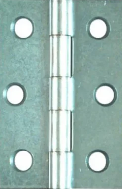 National Hardware 2-1/2 in. L Zinc-Plated Narrow Hinge 2 pk