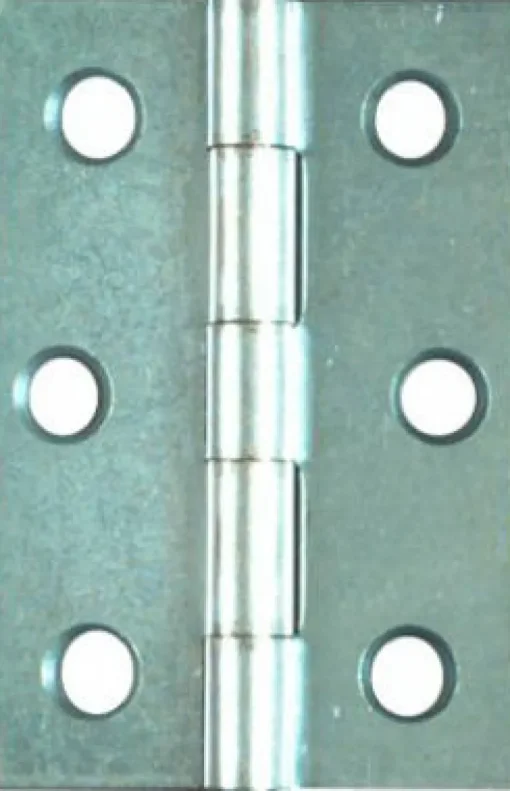 National Hardware 2-1/2 in. L Zinc-Plated Narrow Hinge 2 pk