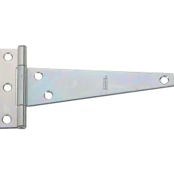 National Hardware 6 in. L Zinc Plated Silver Steel Light Duty T Hinge 2 pk