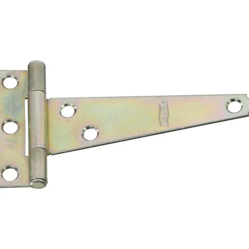National Hardware 4 in. L Zinc-Plated Light T-Hinge 2 pk