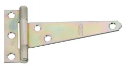 National Hardware 4 in. L Zinc-Plated Light T-Hinge 2 pk