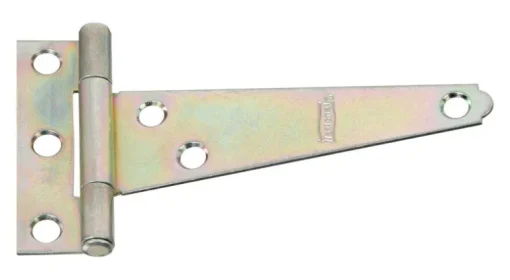 National Hardware 4 in. L Zinc-Plated Light T-Hinge 2 pk