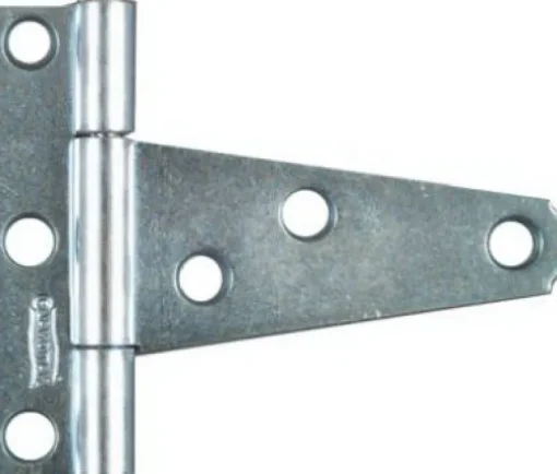 National Hardware 2 in. L Zinc-Plated Light T-Hinge 2 pk