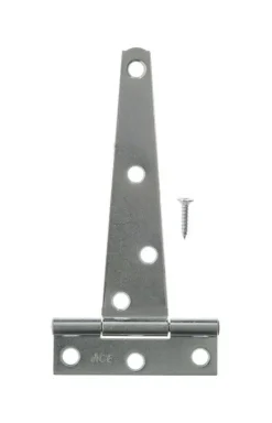 National Hardware 5 in. L Zinc-Plated Light T-Hinge 2 pk