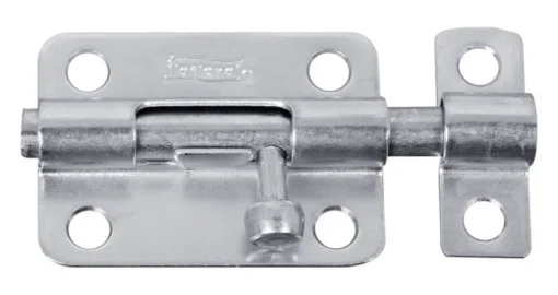 National Hardware 3 in. L Zinc-Plated Steel Barrel Bolt 1 pk