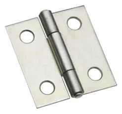 National Hardware 1-1/2 in. L Zinc-Plated Door Hinge 2 pk