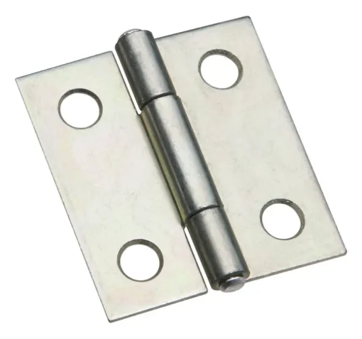 National Hardware 1-1/2 in. L Zinc-Plated Door Hinge 2 pk