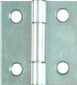 National Hardware 1-1/2 in. L Zinc-Plated Door Hinge 2 pk