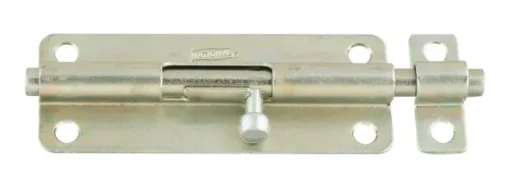 National Hardware 5 in. L Zinc-Plated Steel Barrel Bolt 1 pk