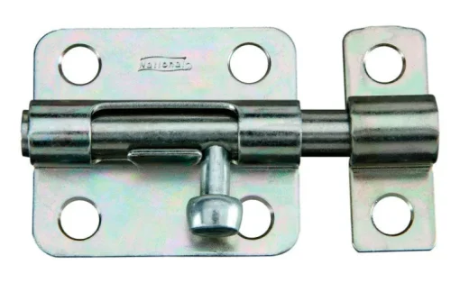 National Hardware 2-1/2 in. L Zinc-Plated Steel Barrel Bolt 1 pk