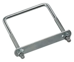 National Hardware 3/8 in. X 4 in. W X 5 in. L Coarse Zinc-Plated Steel Square U-Bolt