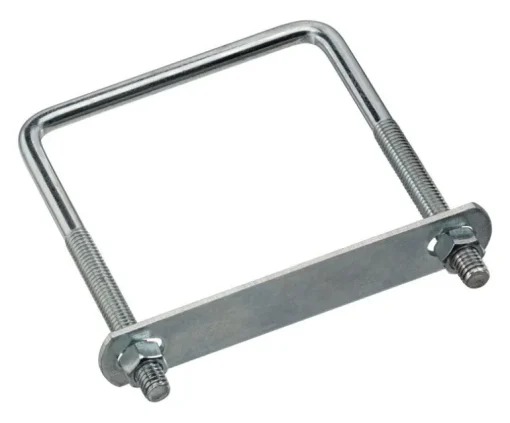National Hardware 3/8 in. X 4 in. W X 5 in. L Coarse Zinc-Plated Steel Square U-Bolt