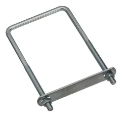 National Hardware 3/8 in. X 4 in. W X 7 in. L Coarse Zinc-Plated Steel Square U-Bolt