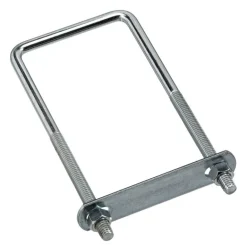 National Hardware 3/8 in. X 3 in. W X 7 in. L Coarse Zinc-Plated Steel Square U-Bolt