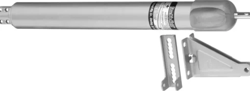 National Hardware Aluminum Silver Steel Pneumatic Door Closer