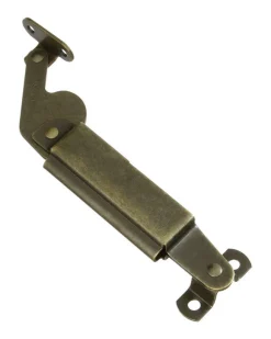 National Hardware Antique Brass Steel Left Hand Spring Lid Support 5.5 in. 1 pk
