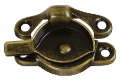 National Hardware Antique Brass Bronze Die-Cast Zinc Sash Lock 1 pk