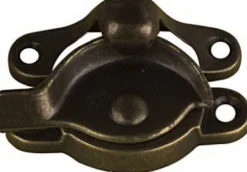National Hardware Antique Brass Bronze Die-Cast Zinc Sash Lock 1 pk
