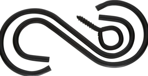 National Hardware Black Steel 4.64 in. H Extender Hook 1 pk