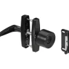 National Hardware Black Zinc Universal Knob Latch 1 pk