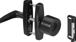 National Hardware Black Zinc Universal Knob Latch 1 pk