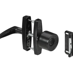 National Hardware Black Zinc Universal Knob Latch 1 pk