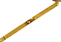 National Hardware Brass-Plated Steel Left Hand Folding Support 6 in. 1 pk