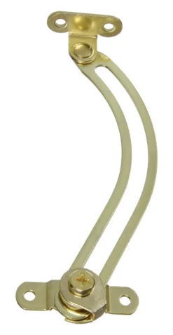 National Hardware Brass-Plated Steel Left Hand Friction Lid Support 3/4 in. 5-17/32 in. 1 pk