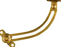 National Hardware Brass-Plated Steel Left Hand Friction Lid Support 3/4 in. 5-17/32 in. 1 pk
